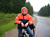 Мокрая дорога, мокрые велосипедисты, желанный Переславль...