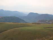 Перевал Гумбаши. Вид на Центральный Кавказский хребет.
